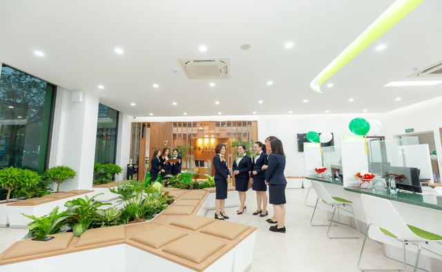 Trụ sở các chi nhánh mới của Vietcombank có thiết kế hiện đại, nhiều không gian xanh, mang đến nhiều trải nghiệm cho khách hàng