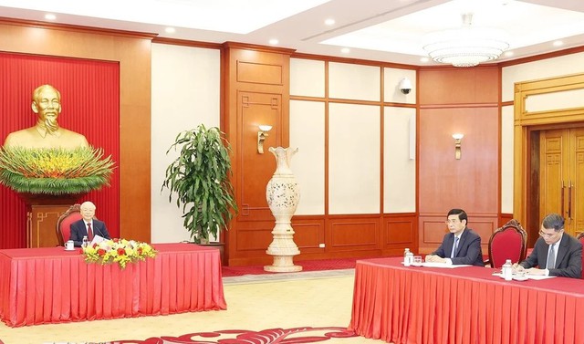 Tổng Bí thư Nguyễn Phú Trọng điện đàm với Tổng thống Vladimir Putin- Ảnh 7.