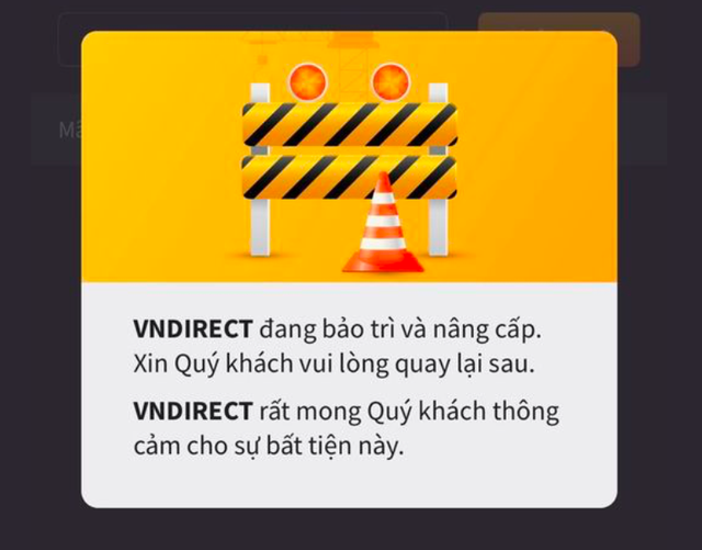 Nhà đầu tư sốt ruột khi chưa thể giao dịch tại VNDIRECT- Ảnh 1.