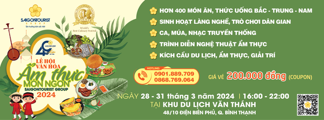 Có gì đặc sắc tại sự kiện ẩm thực 2024 của Saigontourist Group? - Ảnh 1.