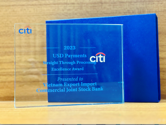 Eximbank vinh dự nhận giải thưởng thanh toán quốc tế xuất sắc từ Citibank- Ảnh 2.