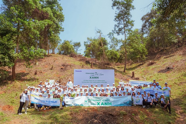 Panasonic trồng rừng, góp phần tăng cường tín chỉ carbon rừng ở Việt Nam- Ảnh 1.