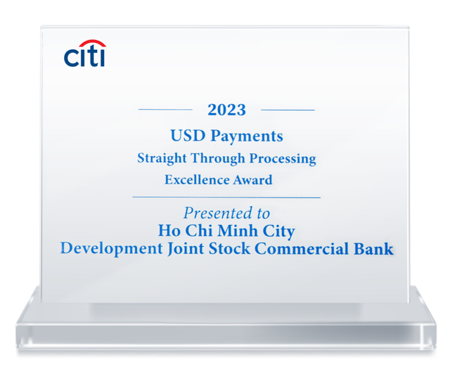 HDBank nhận “Giải thưởng chất lượng thanh toán quốc tế xuất sắc năm 2023” từ Citibank- Ảnh 2.