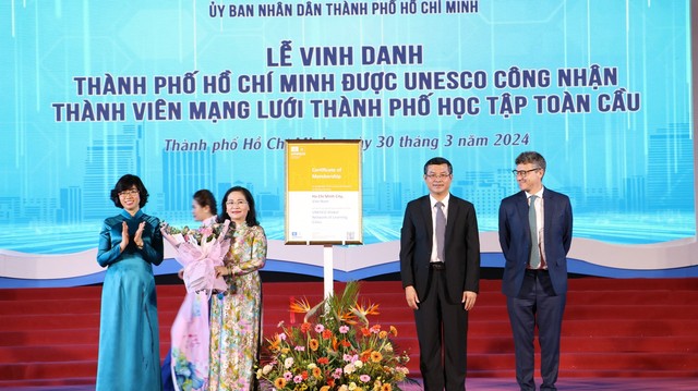 TP HCM được công nhận là thành viên Mạng lưới thành phố học tập toàn cầu của UNESCO- Ảnh 2.