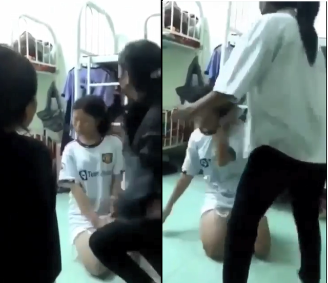 Nữ sinh lớp 10 bị bắt quỳ, đánh ngay trong khu nội trú- Ảnh 1.