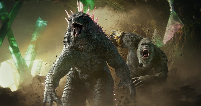 Cảnh trong phim “Godzilla x Kong: Đế chế mới”.  (Ảnh do nhà phát hành cung cấp)