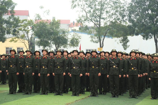 Bộ Tư lệnh Cảnh sát Cơ động tiếp nhận huấn luyện hơn 16.000 tân binh- Ảnh 1.