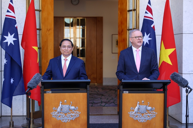 Toàn văn tuyên bố chung nâng cấp quan hệ Việt Nam - Úc- Ảnh 1.