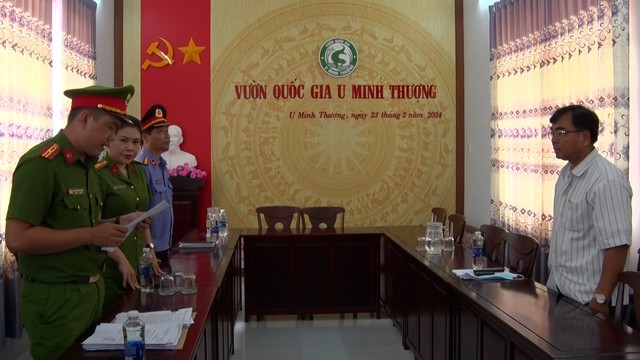 NÓNG: Bắt tạm giam nguyên Giám đốc Vườn Quốc gia U Minh Thượng- Ảnh 1.