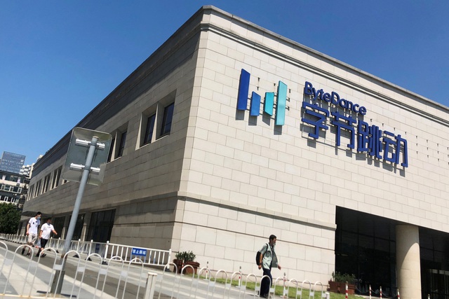 Tòa nhà trụ sở Bytedance ở Bắc Kinh - Trung Quốc Ảnh: REUTERS