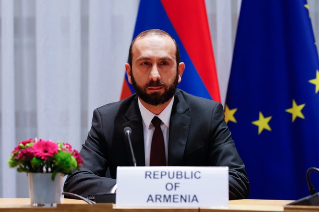 Bộ trưởng Ngoại giao Armenia Ararat Mirzoyan. Ảnh: Anadolu Agency