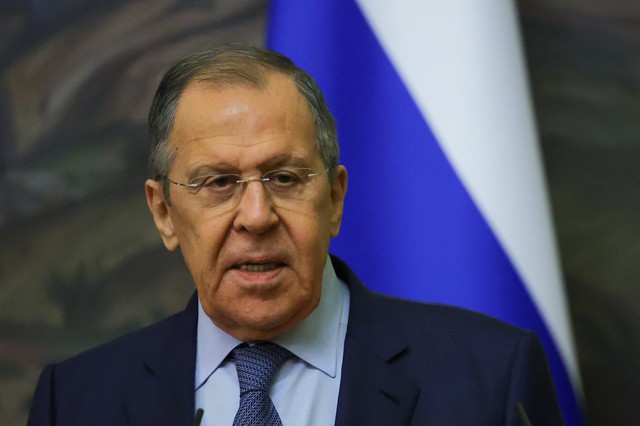 Bộ trưởng Ngoại giao Nga Sergey Lavrov. Ảnh: Reuters