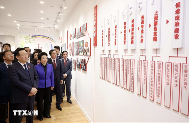 Chủ tịch QH Vương Đình Huệ thăm Trung tâm lập pháp Hồng Kiều ở Thượng Hải- Ảnh 8.