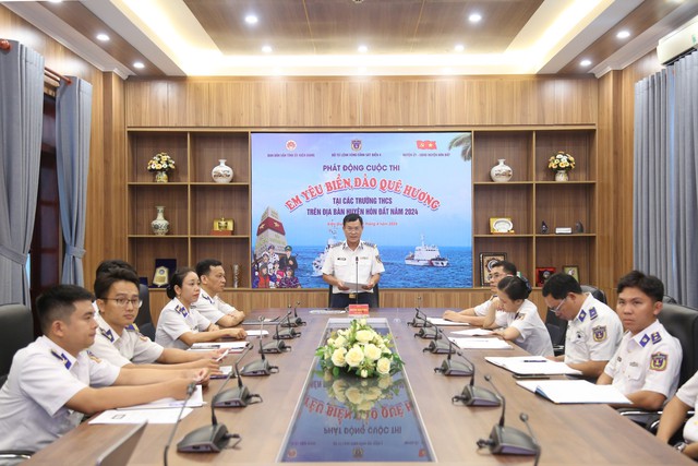 Vùng Cảnh sát biển 4 tổ chức cuộc thi cho 9.000 học ở Kiên Giang- Ảnh 1.