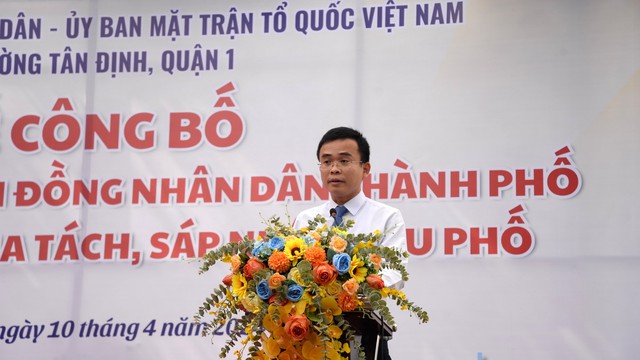 TP HCM: Công bố thành lập khu phố mới ở phường Tân Định, quận 1- Ảnh 2.