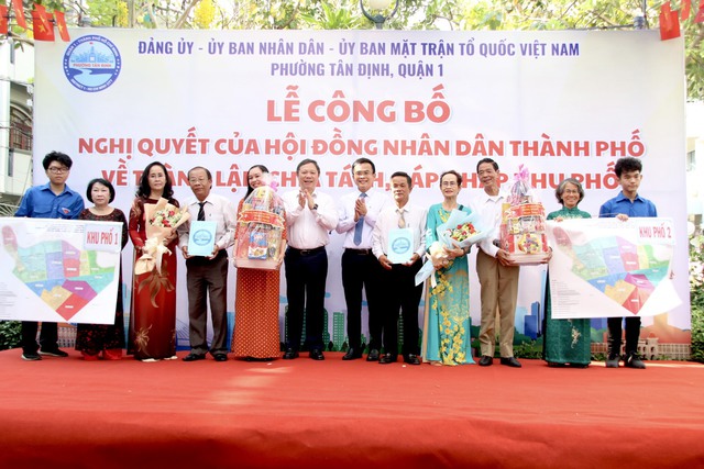 TP HCM: Công bố thành lập khu phố mới ở phường Tân Định, quận 1- Ảnh 1.