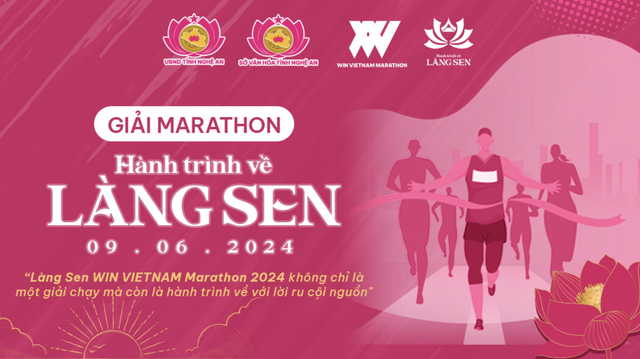 Công bố giải chạy marathon "Hành trình về Làng Sen 2024"- Ảnh 1.
