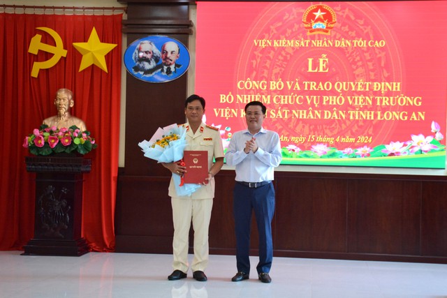 Ông Lê Thành Bông làm Phó Viện trưởng VKSND tỉnh Long An- Ảnh 2.