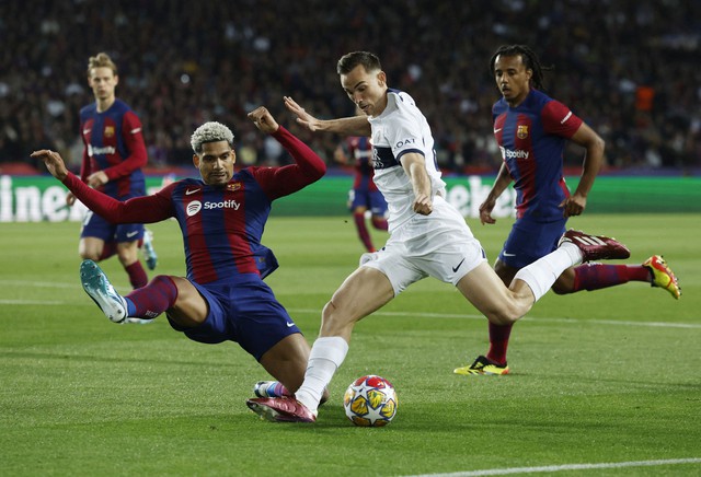 Barcelona “thua đơn thiệt kép” với cú vấp ngã tại sân nhà Montjuic Ảnh: REUTERS