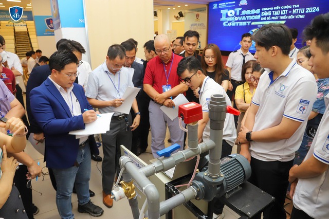 Dự án Hệ thống bơm nước IOT dành giải nhất cuộc thi Sáng tạo IOT- Ảnh 1.