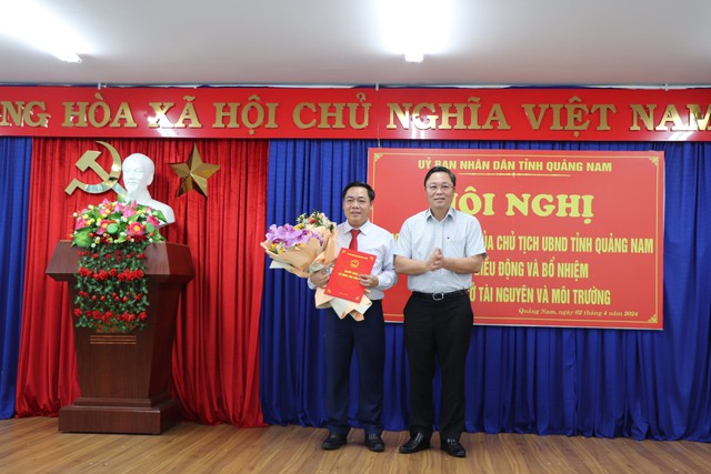Chủ tịch UBND TP Tam Kỳ làm Giám đốc Sở TN-MT tỉnh Quảng Nam- Ảnh 1.