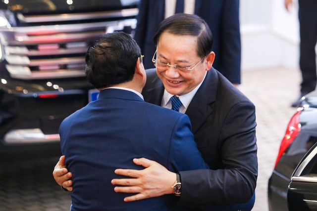 Thủ tướng Phạm Minh Chính gặp làm việc với Thủ tướng Lào- Ảnh 3.