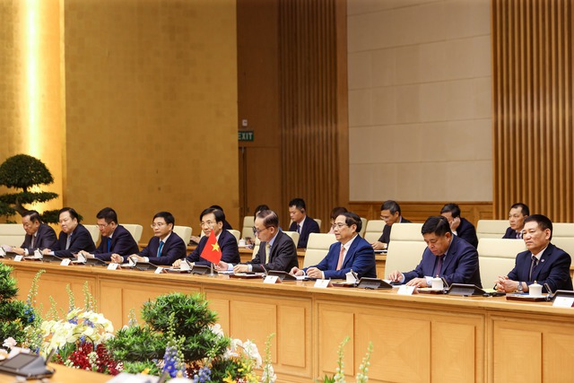 Thủ tướng Phạm Minh Chính gặp làm việc với Thủ tướng Lào- Ảnh 8.