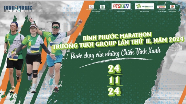 Giải Marathon Bình Phước 2024: Bước chạy của những chiến binh xanh- Ảnh 2.