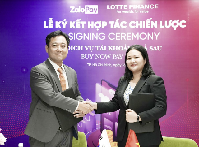 ZaloPay và Lotte Finance hợp tác chiến lược- Ảnh 1.