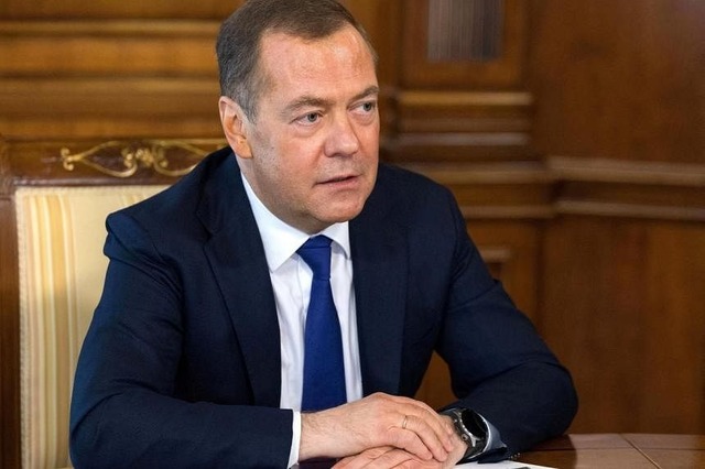 Phó chủ tịch Hội đồng An ninh Nga Dmitry Medvedev. Ảnh: Reuters
