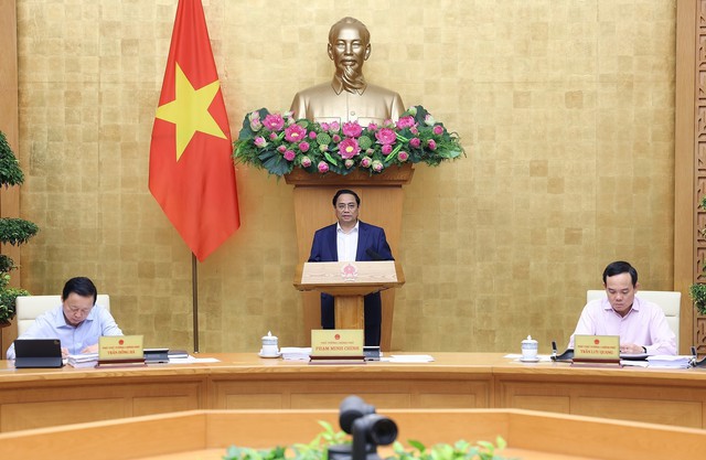 Thủ tướng Phạm Minh Chính chủ trì phiên họpẢnh: TTXVN