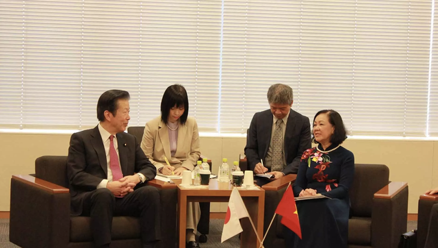 Thường trực Ban Bí thư Trương Thị Mai làm việc với các lãnh đạo cấp cao Nhật Bản- Ảnh 5.