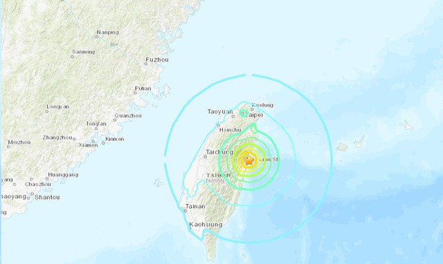 Động đất Đài Loan - Trung Quốc: Thêm trận thứ 2 sau 13 phút, nhiều tòa nhà đổ sập- Ảnh 1.