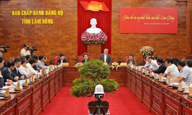 Quyền Bí thư Tỉnh ủy Lâm Đồng: Báo chí góp phần quan trọng vào sự phát triển của Lâm Đồng- Ảnh 1.