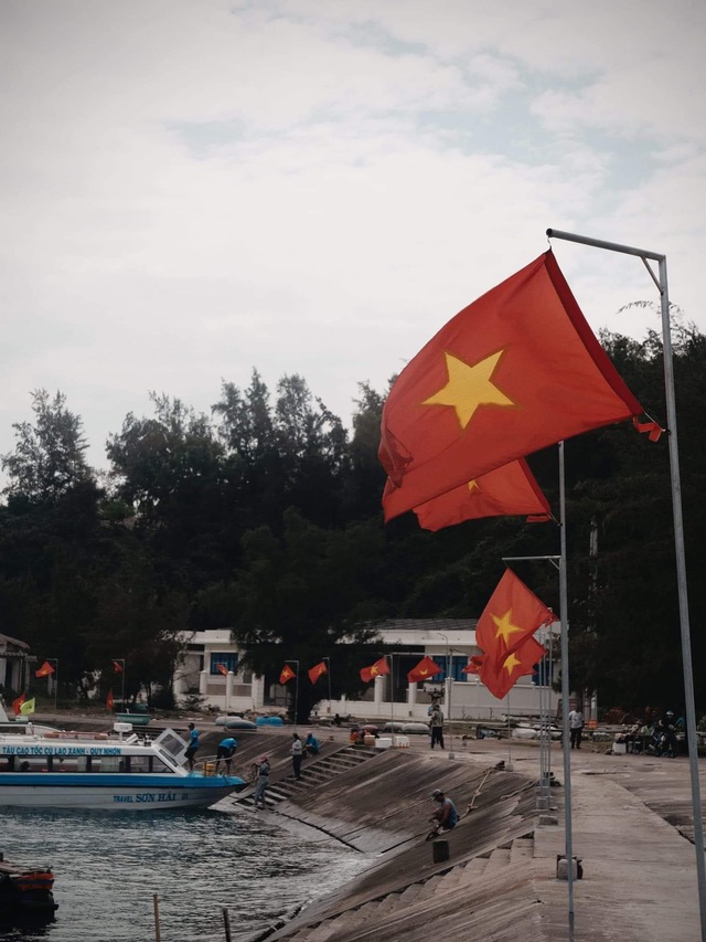 Bình Định rực rỡ cờ đỏ sao vàng từ Báo Người Lao Động trao tặng- Ảnh 11.