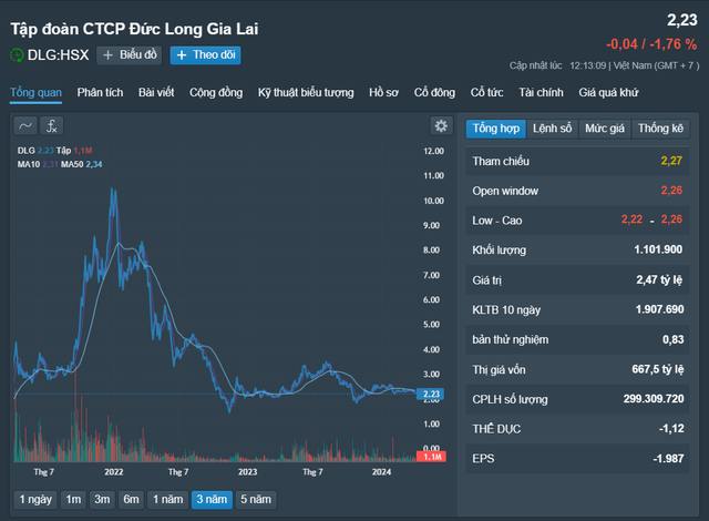 Cổ phiếu Tập đoàn Đức Long Gia Lai bị đưa vào diện kiểm soát- Ảnh 1.