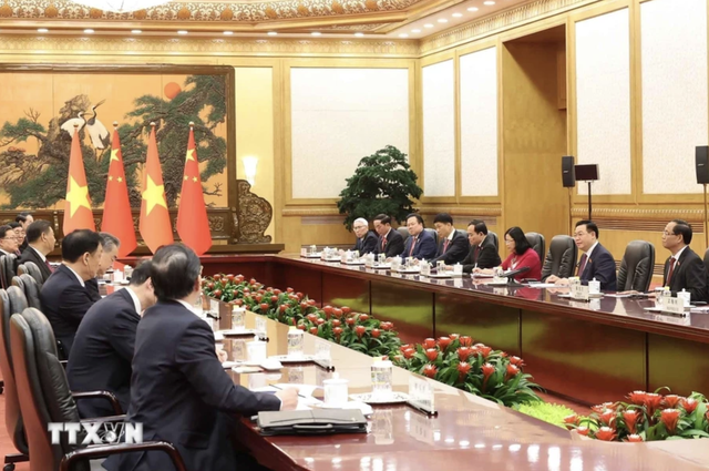 Chủ tịch QH Vương Đình Huệ hội kiến Tổng Bí thư, Chủ tịch Trung Quốc Tập Cận Bình- Ảnh 6.