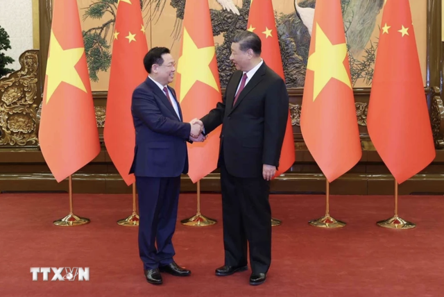 Chủ tịch QH Vương Đình Huệ hội kiến Tổng Bí thư, Chủ tịch Trung Quốc Tập Cận Bình- Ảnh 3.