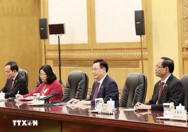 Chủ tịch QH Vương Đình Huệ hội kiến Tổng Bí thư, Chủ tịch Trung Quốc Tập Cận Bình- Ảnh 8.