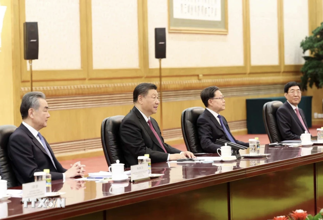 Chủ tịch QH Vương Đình Huệ hội kiến Tổng Bí thư, Chủ tịch Trung Quốc Tập Cận Bình- Ảnh 7.