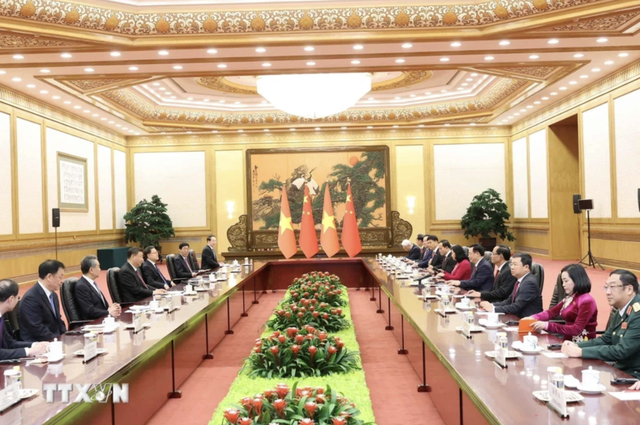 Chủ tịch QH Vương Đình Huệ hội kiến Tổng Bí thư, Chủ tịch Trung Quốc Tập Cận Bình- Ảnh 5.
