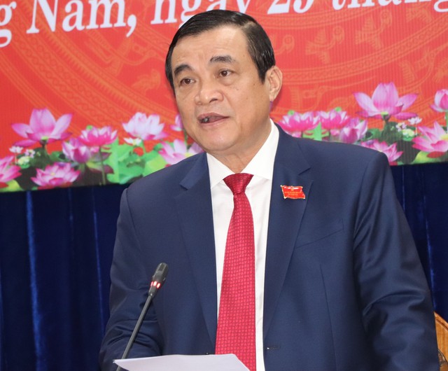 Ông Phan Việt Cường thôi làm Chủ tịch HĐND tỉnh Quảng Nam- Ảnh 1.
