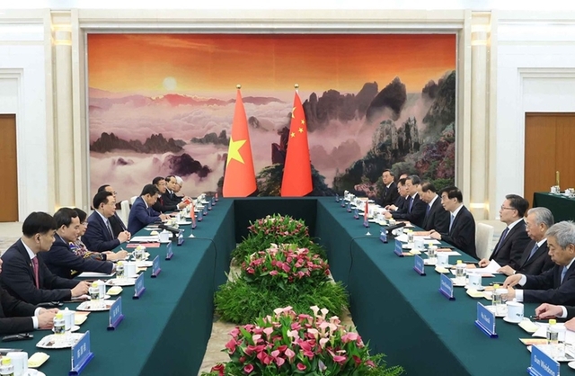 Chủ tịch QH Vương Đình Huệ hội kiến Chủ tịch Chính hiệp Trung Quốc- Ảnh 3.