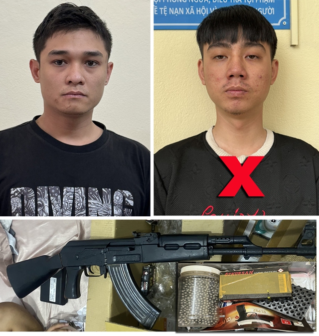Bắt 2 thanh niên trong đường dây mua bán súng AK- Ảnh 1.