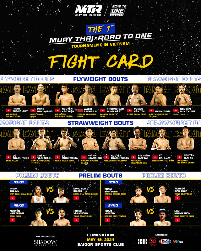 Muay Thai Rampage x Road To ONE: Hấp dẫn giải thưởng 6 tỉ đồng- Ảnh 1.