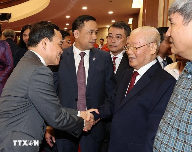 Những hình ảnh Tổng Bí thư Nguyễn Phú Trọng tại phiên khai mạc Hội nghị Trung ương 9- Ảnh 3.