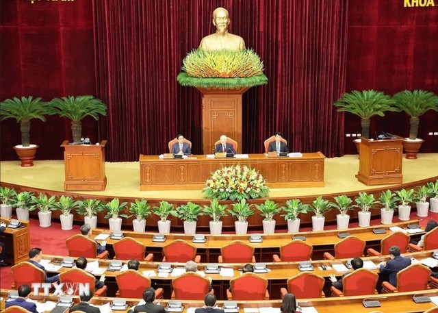 Những hình ảnh Tổng Bí thư Nguyễn Phú Trọng tại phiên khai mạc Hội nghị Trung ương 9- Ảnh 5.