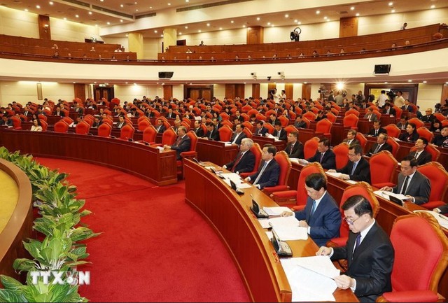 Những hình ảnh Tổng Bí thư Nguyễn Phú Trọng tại phiên khai mạc Hội nghị Trung ương 9- Ảnh 9.