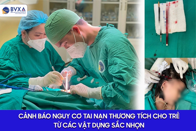 Bé gái cấp cứu với cây bút còn ghim trong đầu- Ảnh 1.