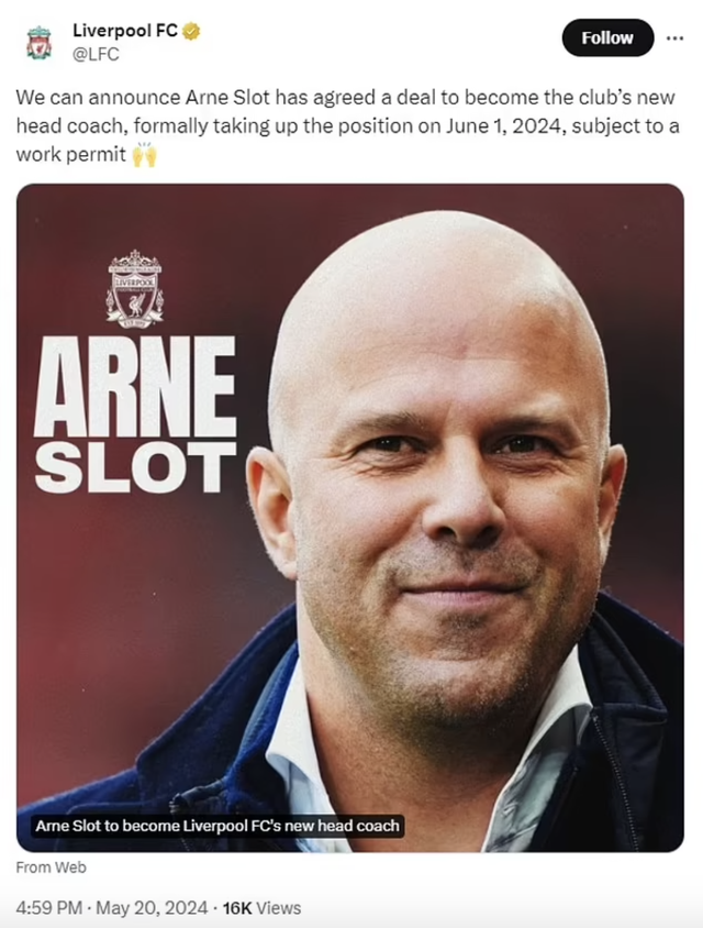 Tân HLV trưởng HLV Arne Slot: Thật khó từ chối Liverpool - Ảnh 1.